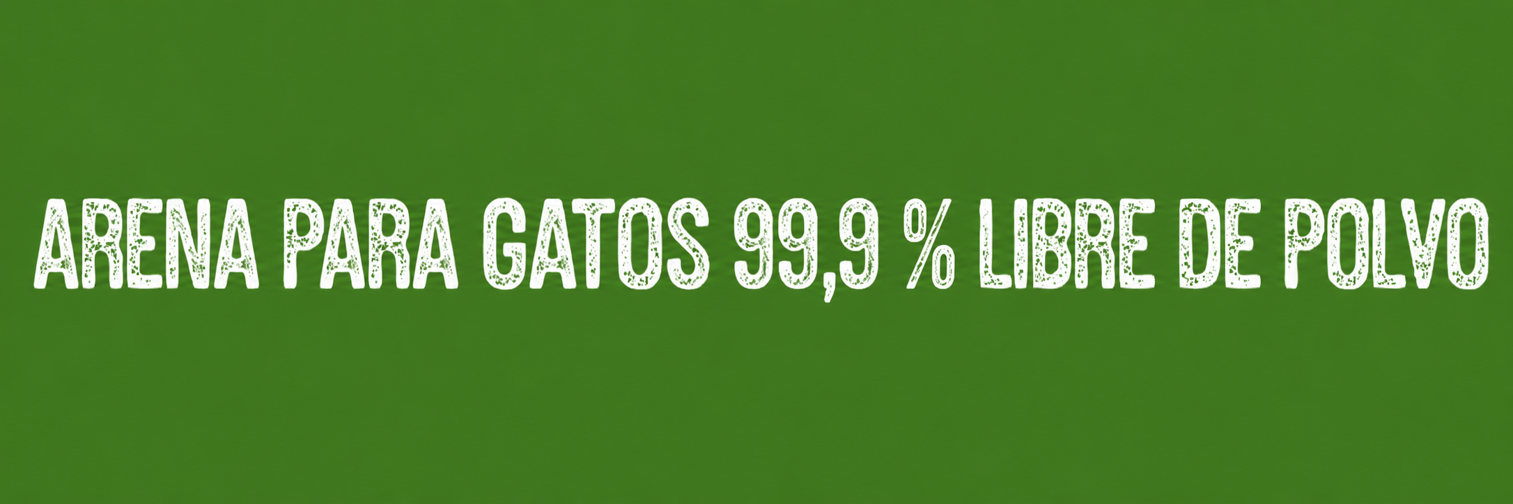 Arena para gatos 99,9 % libre de polvo