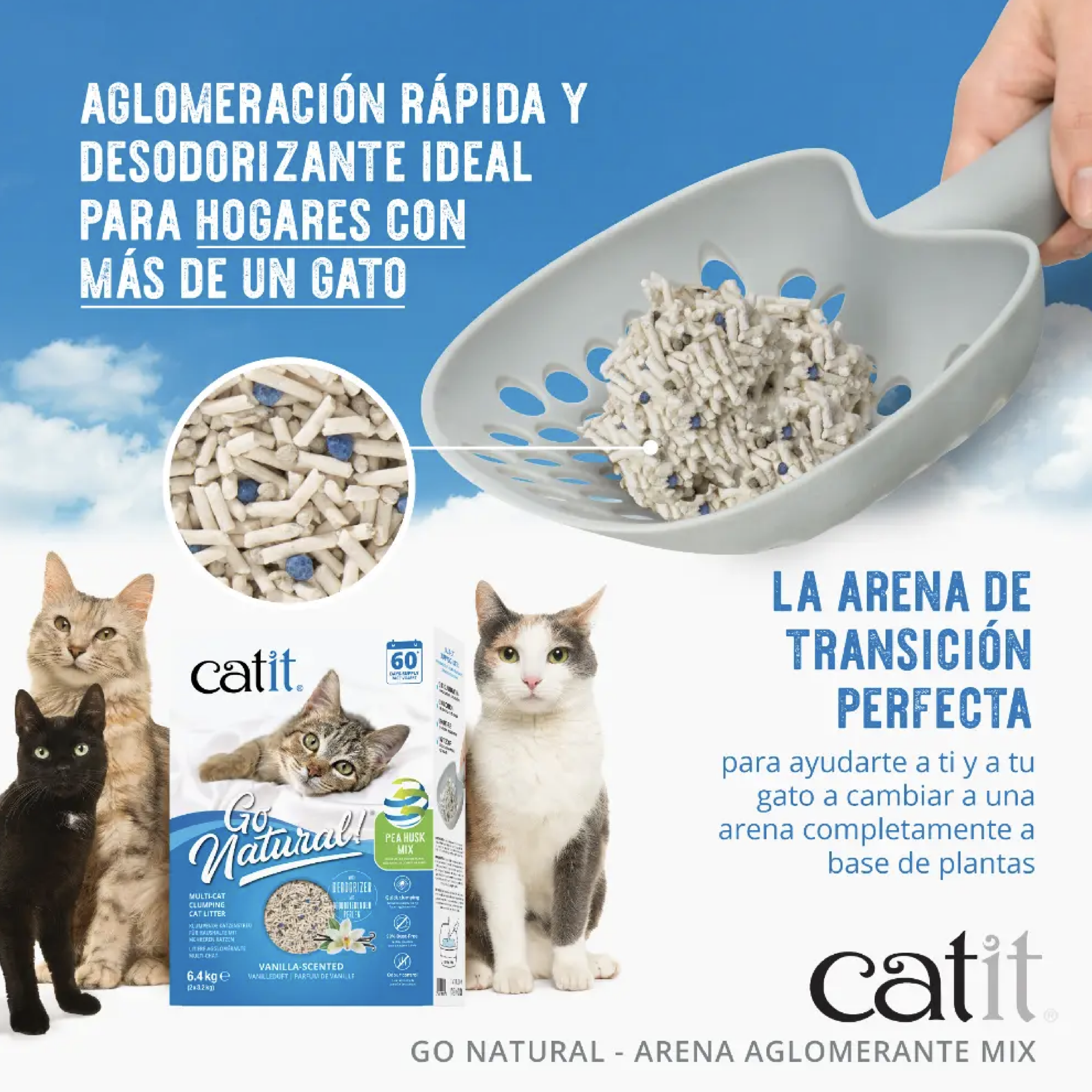 Catit Go Natural Multi-Cat, segunda vista