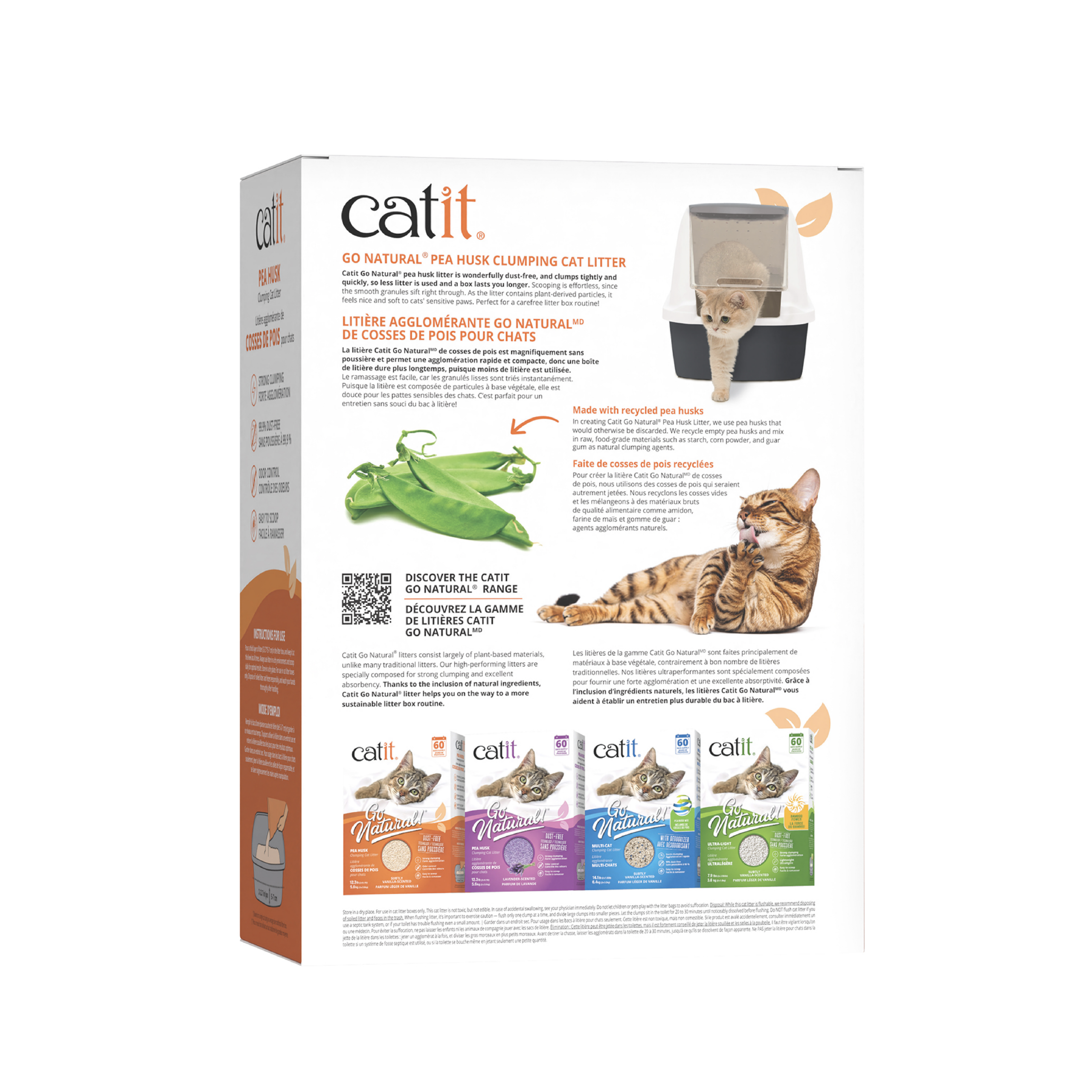 Catit Go Natural Vainilla, vista frontal